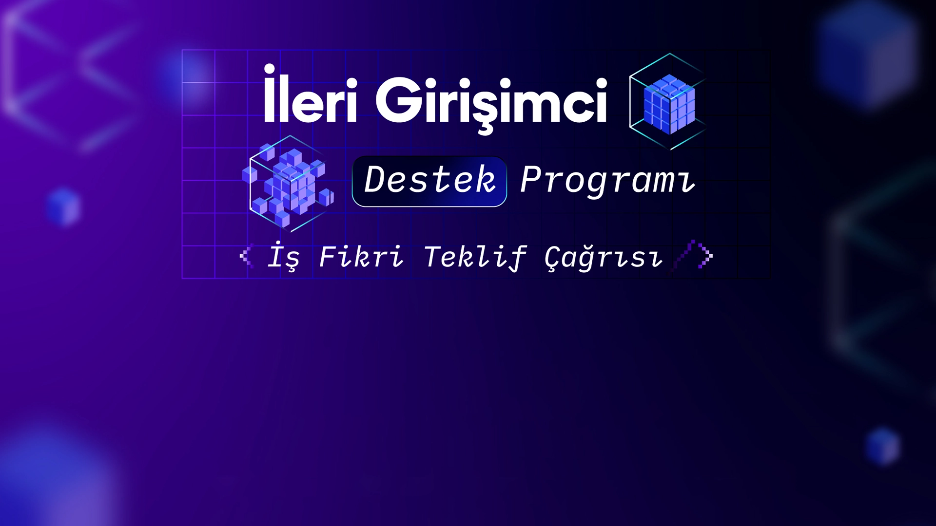 İleri Girişimci Destek Programı İş Fikri Teklif Çağrısı